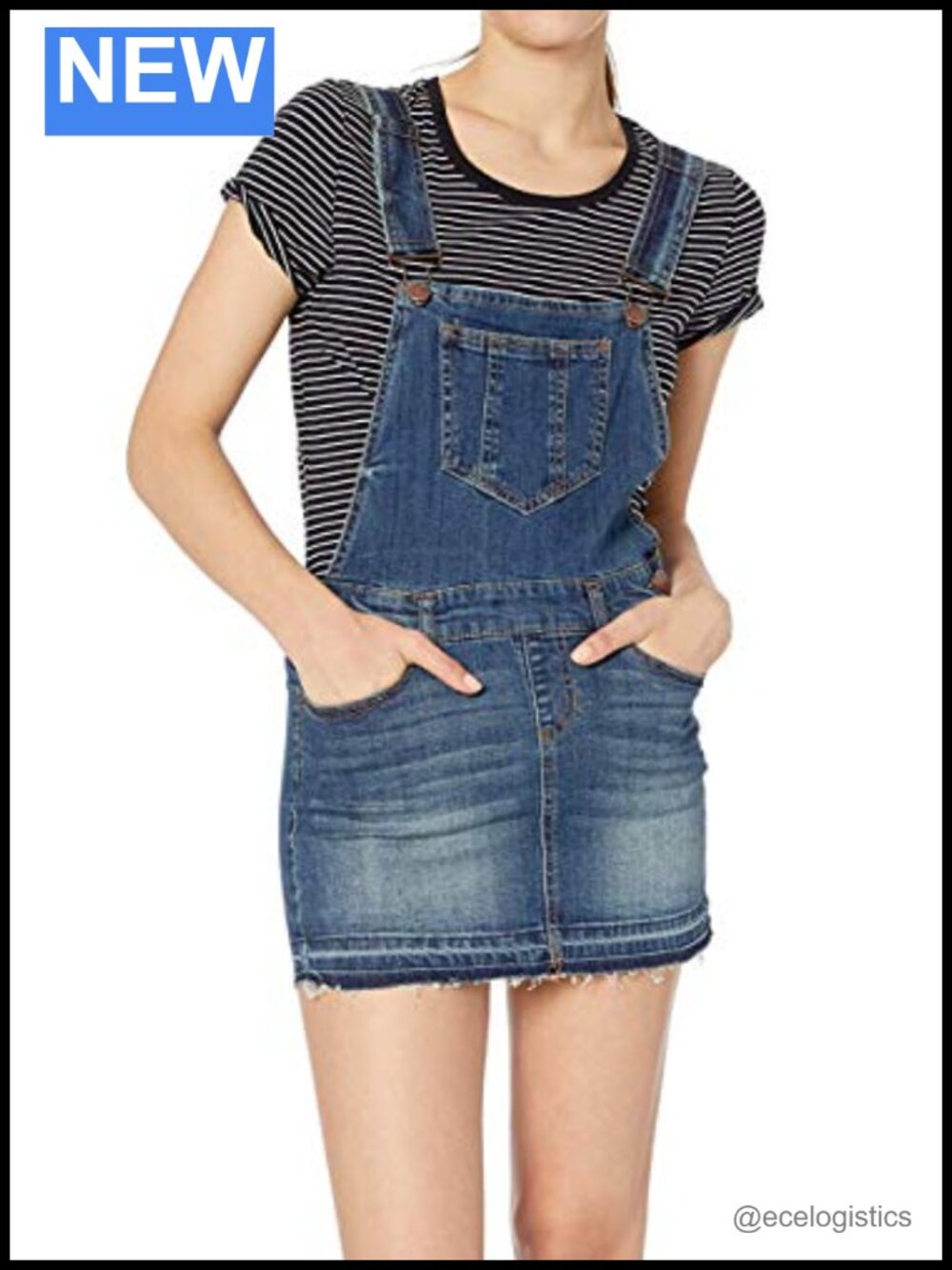 Dollhouse Women's Blue Suede Denim